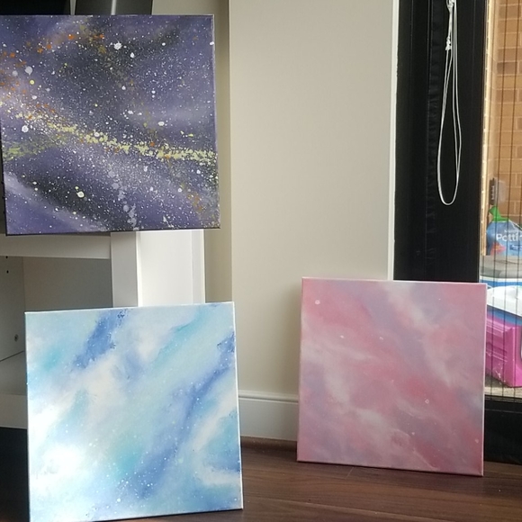 Blue Abstract Painting - Picture 4 of 4